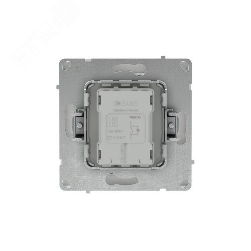 Выключатель одноклавишный с подсветкой, KANT, белая магнолия - фото 4