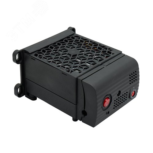 Обогреватель в пластиковом кожухе с вентилятором 1200 Вт, встроенный термостат, 230 В AC - фото 1