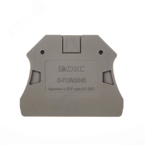 Изображение товара Изолятор торцевой для клемм TUR-2.5...10, серый (шт)