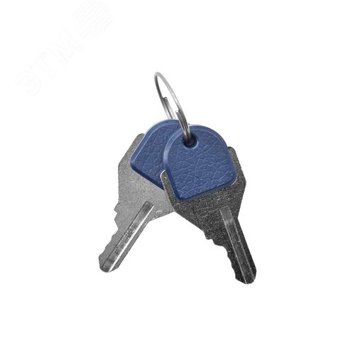 Головка переключателя с ключом на 3 положения с фиксацией стандартная ручка, черный, алюминий - фото 6