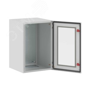 Щит с монтажной панелью ЩМП 600x400x400мм  серия ST c прозрачной дверью - фото 2