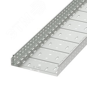 Лоток перфорированный 400х80х2000 горячеоцинкованный - фото 1