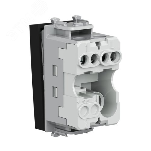 Avanti Выключатель модульный, , Черный матовый, 1 модуль - фото 4