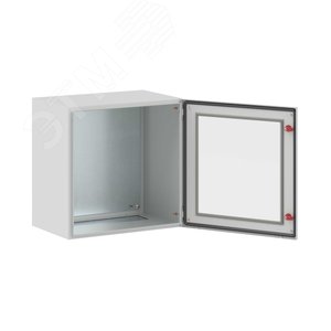 Щит с монтажной панелью ЩМП 600x600x400мм  серия ST c прозрачной дверью - фото 2