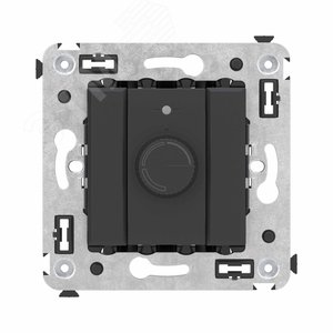 Avanti Диммер поворотный в стену, , Черный матовый - фото 1