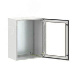 Щит монтажный ЩМП 800x600x400 мм STE с М/П с прозрачной дверью - фото 1