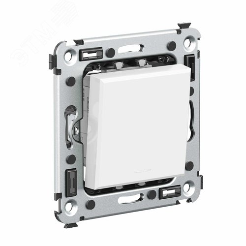 Avanti Выключатель одноклавишный, в стену Белое облако - фото 2