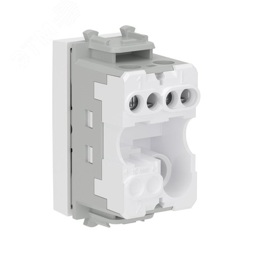 Кнопка модульная, Avanti, белое облако, 1 модуль - фото 4