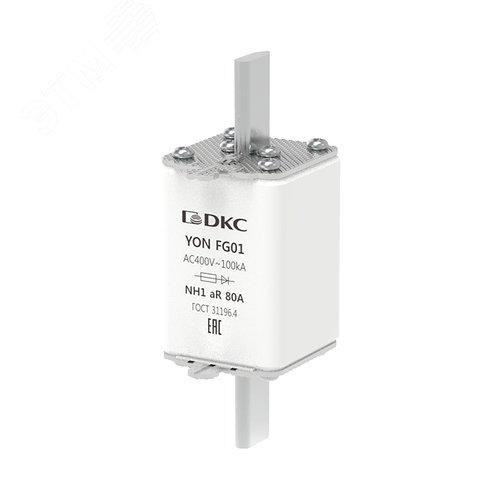 Предохранитель YON ножевого типа F1 80 А 400V характеристика arya - фото 1