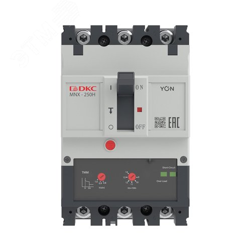 Выключатель автоматический YON pro MNX250H 3P 200 A 150 kA при AC415V расцепитель TMM - фото 2