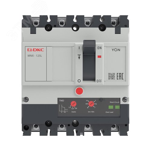 Выключатель автоматический YON pro MNX125L 3N 100 A 70 kA при AC415V расцепитель TMD - фото 2
