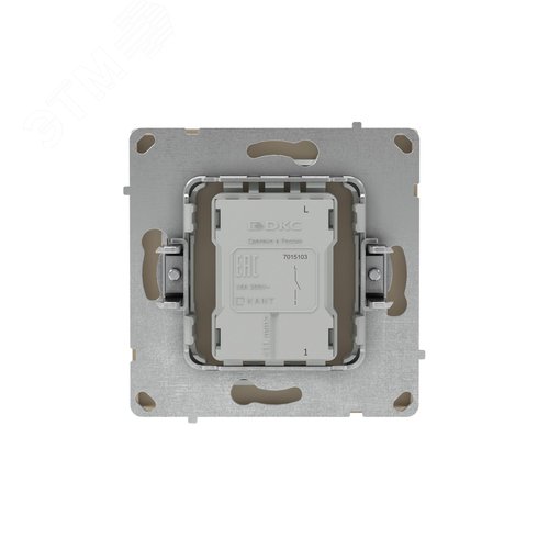 Выключатель одноклавишный, KANT, ванильный марципан - фото 3