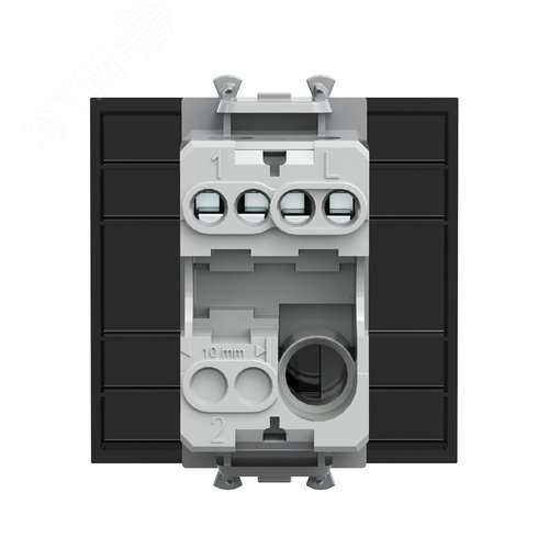 Avanti Кнопка ''Черный квадрат'', 16A, 2 модульная - фото 3