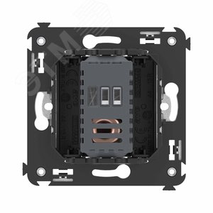 Avanti Диммер поворотный в стену, , Черный матовый - фото 4