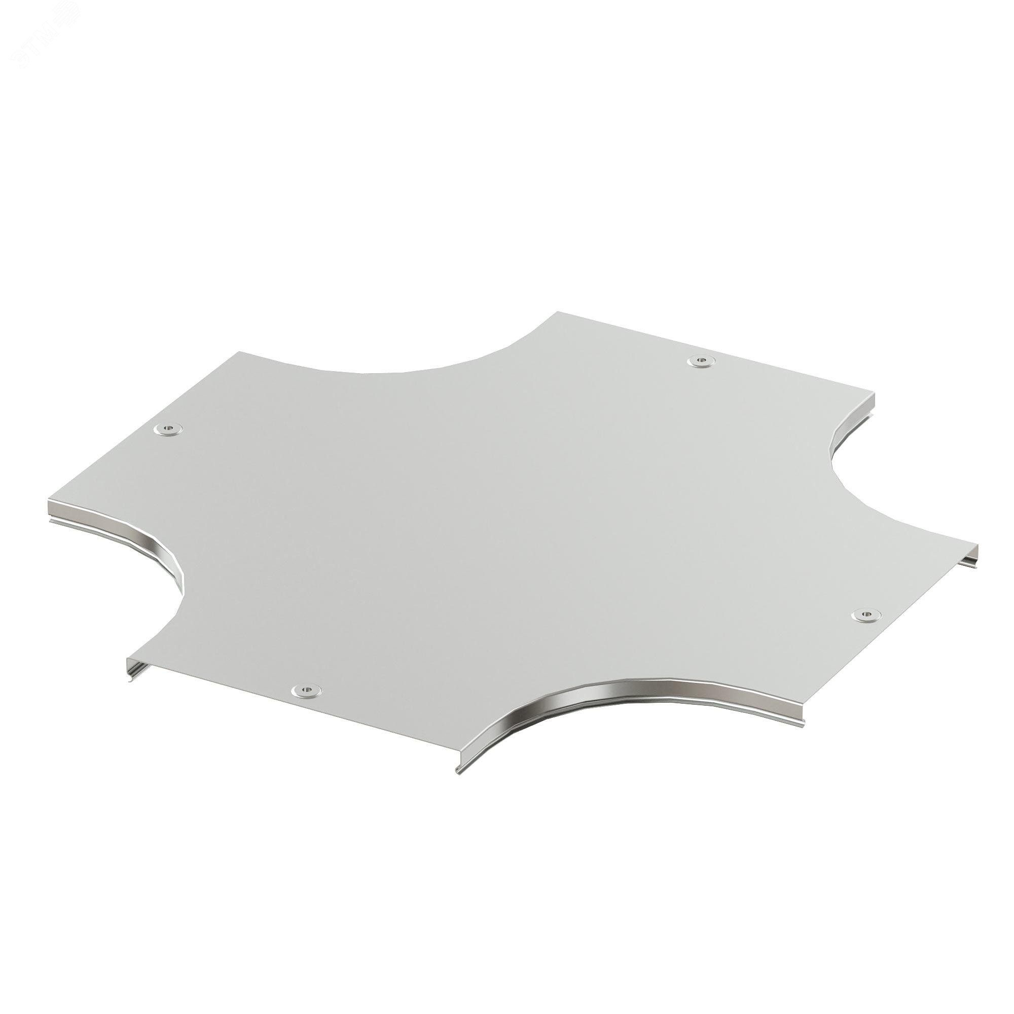 Изображение товара Крышка на ответвитель DPX крестообразный 100 мм с крепежом и оцинкованием