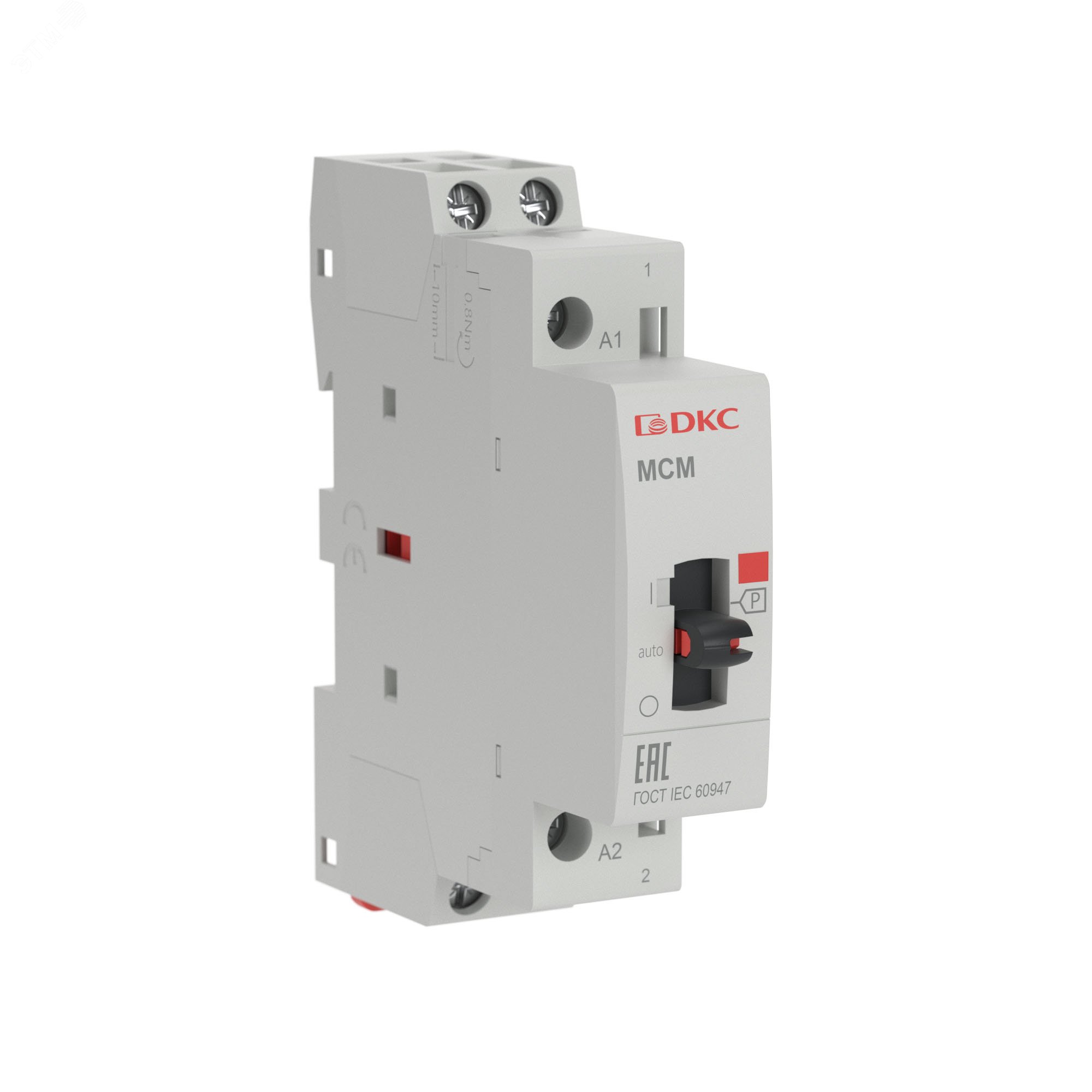 Изображение товара Контактор модульный YON max 2P 25А 240В ручное управление ДПК