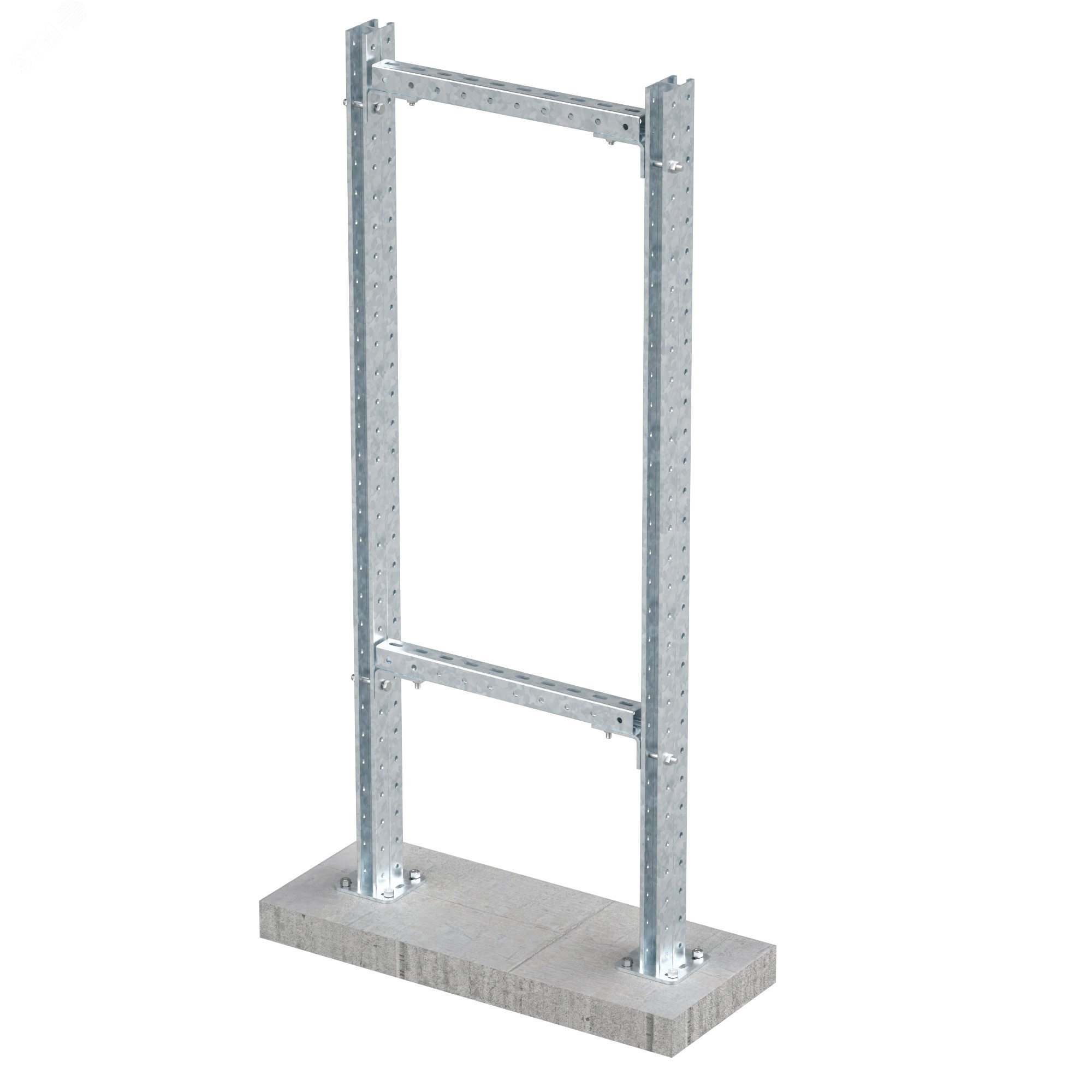 Изображение товара Рама монтажная горячеоцинкованная 2000х800 для взрывозащищенного оборудования