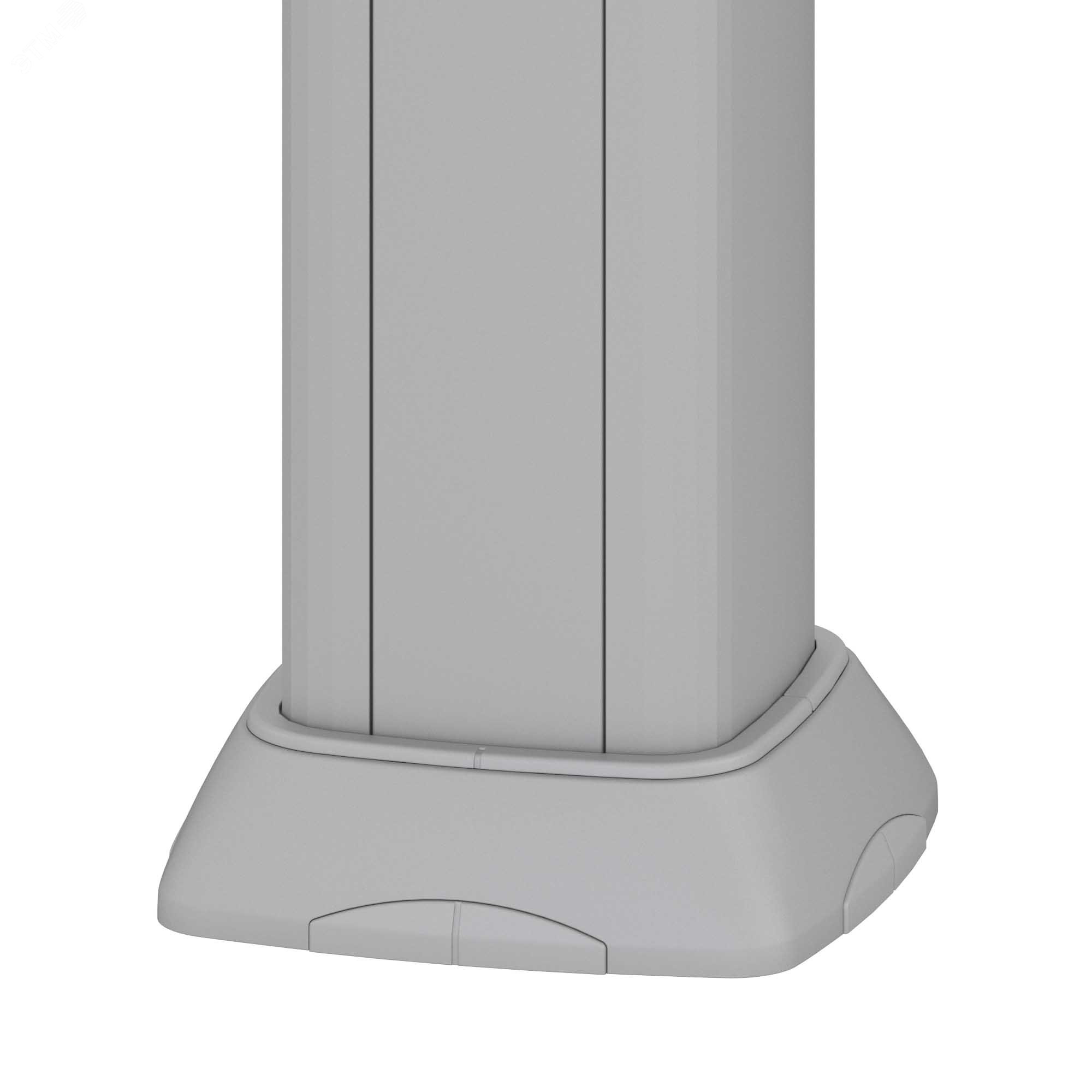 Телескопическая алюминиевая колонна, 1.5 - 3м,    цвет темно-серебристый металлик 9584 DKC - превью 2