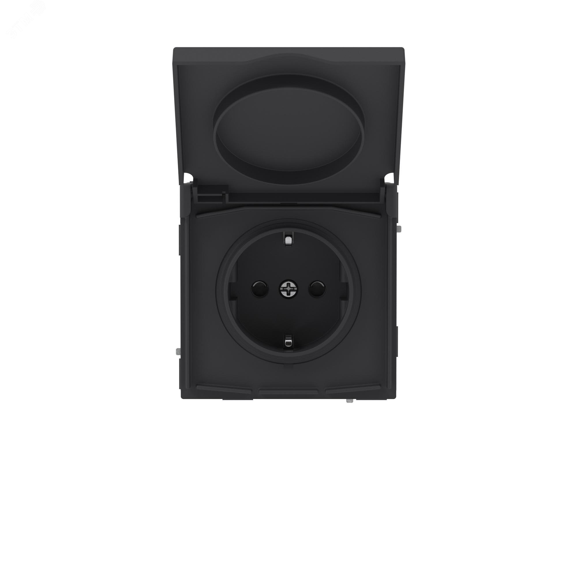 Изображение товара Розетка 2P+E с крышкой IP44 KANT 7012013