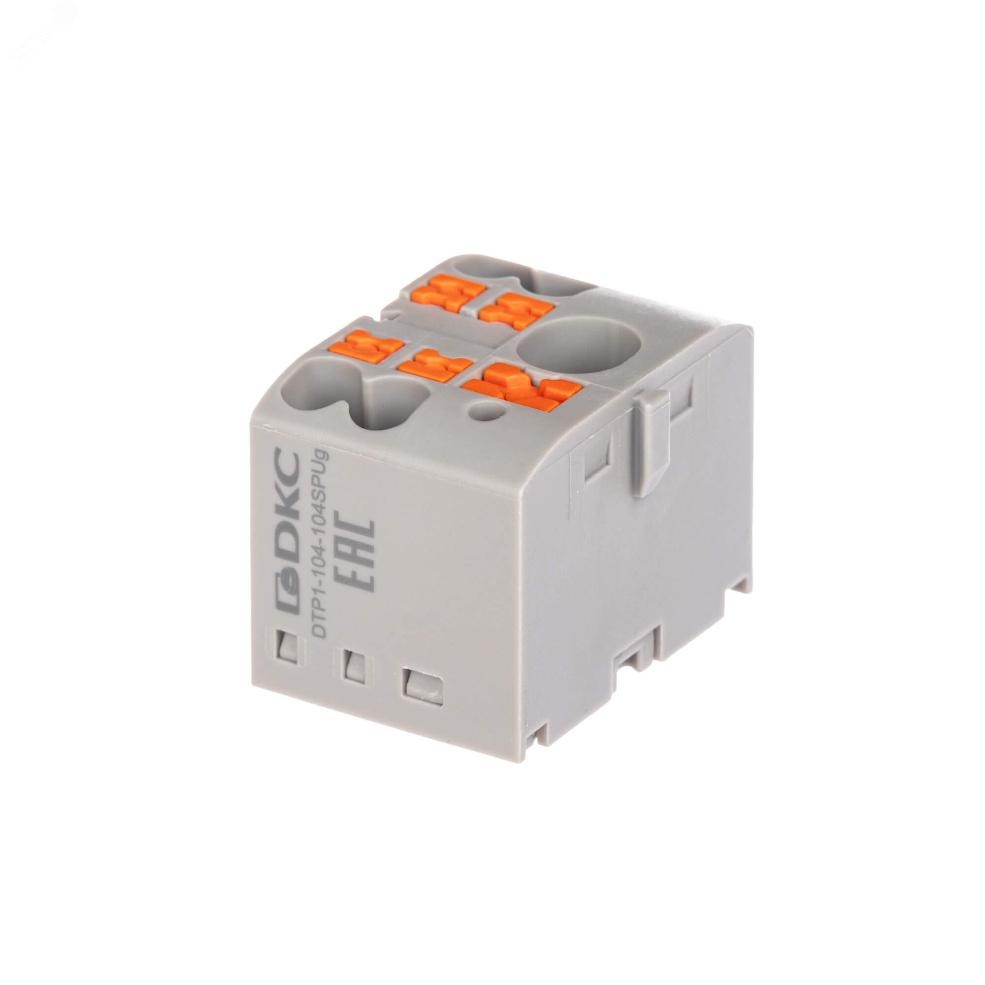 Изображение товара Блок распределительный с push-in зажимом 6 кв.мм 4 точки подключения DKC