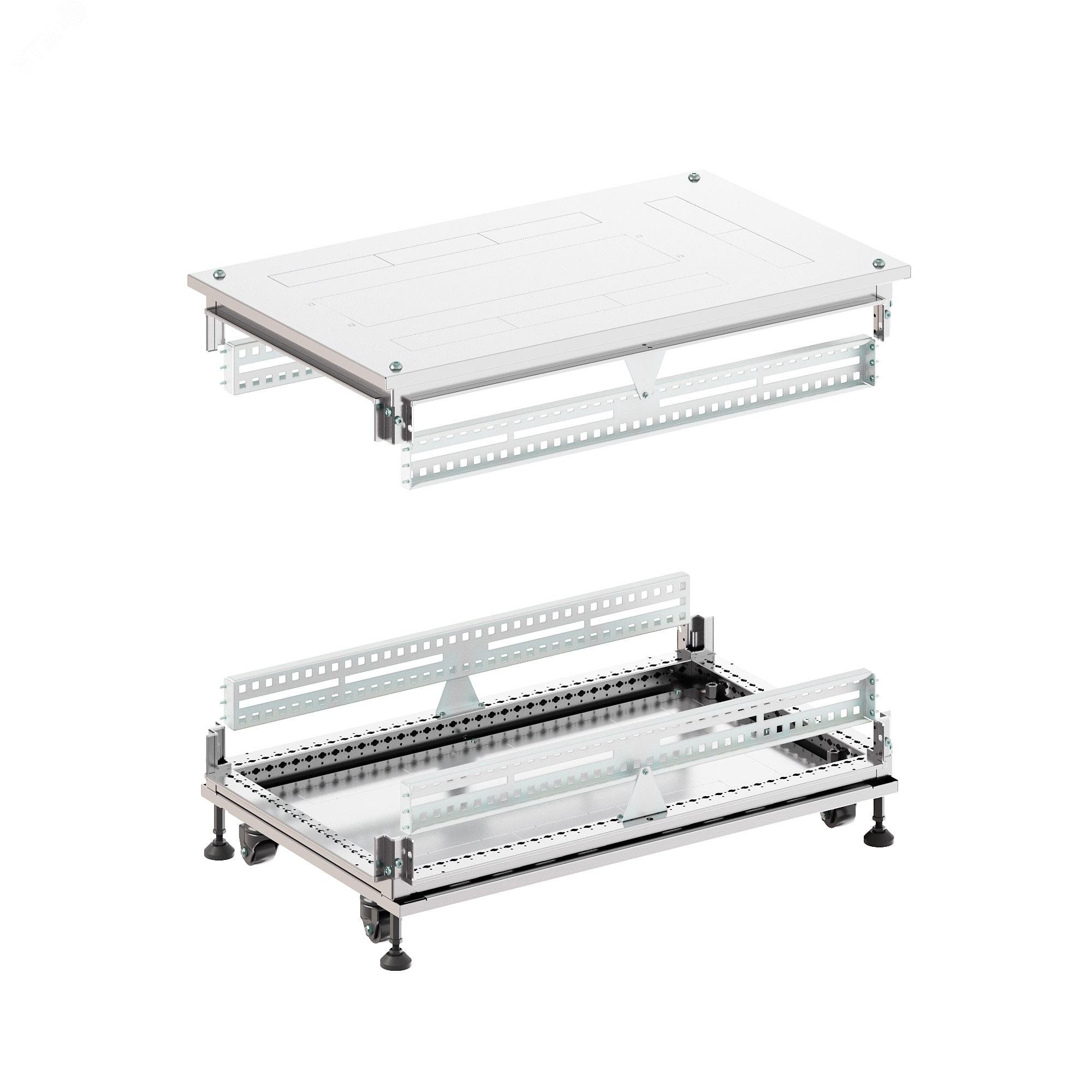 Изображение товара Комплект крыши и основания IT-CQE 600x600 RAL7035 Россия DKC