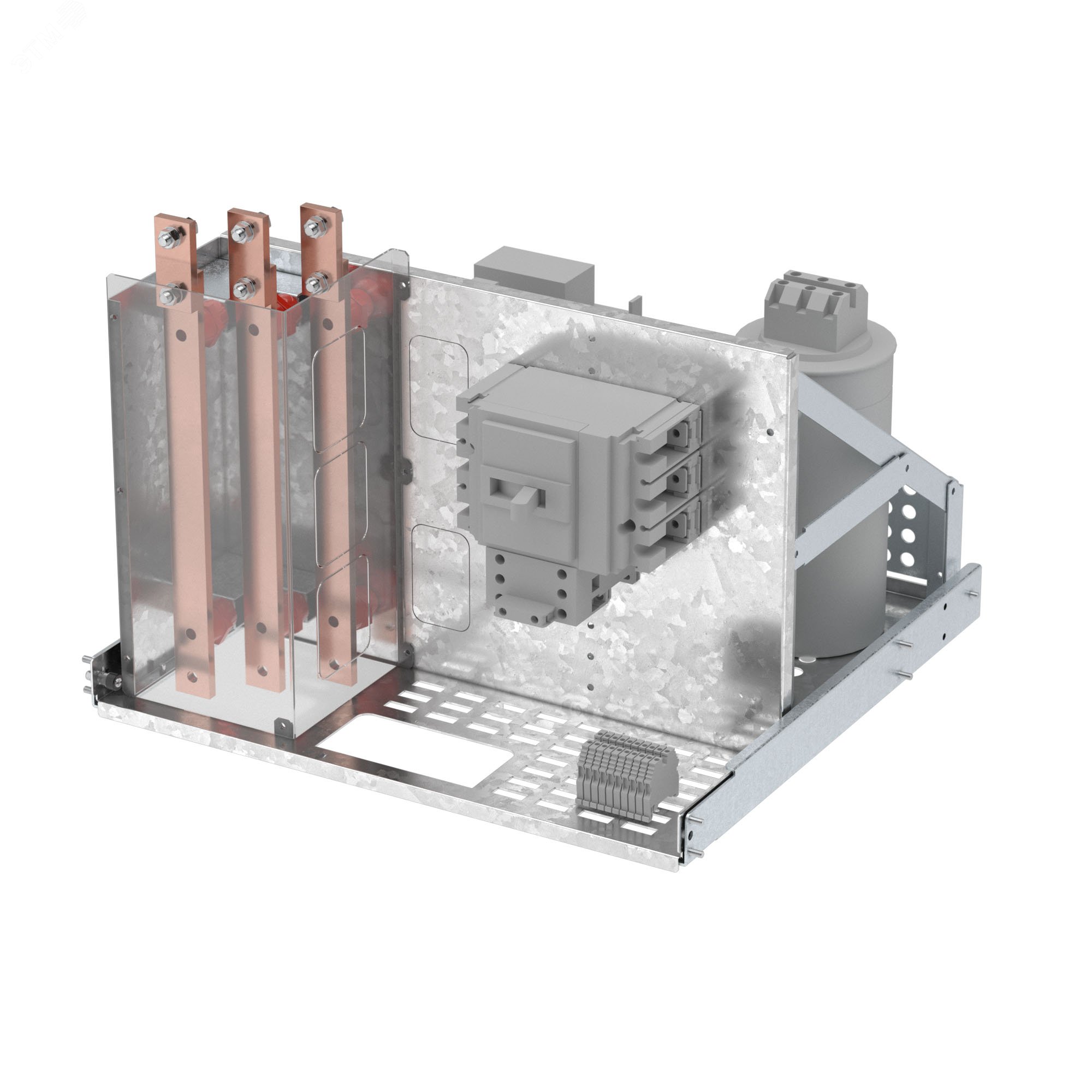 Изображение товара Комплект установки компенсации реактивной мощности Ш=800 В=400 для шкафов 800x400 мм