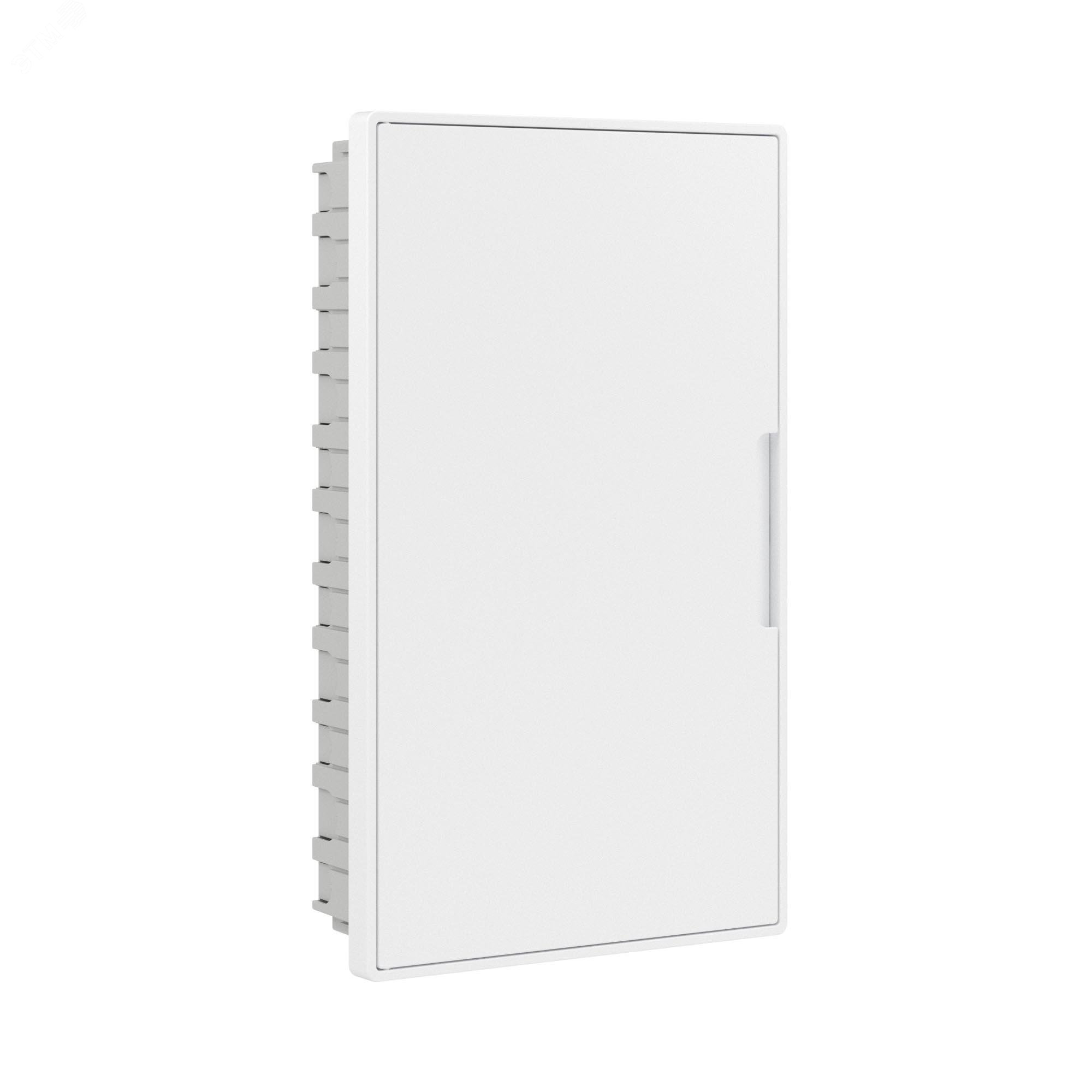 Изображение товара Встраиваемый щиток с монтажной панелью для полых стен рамка белый IP40 36 модулей