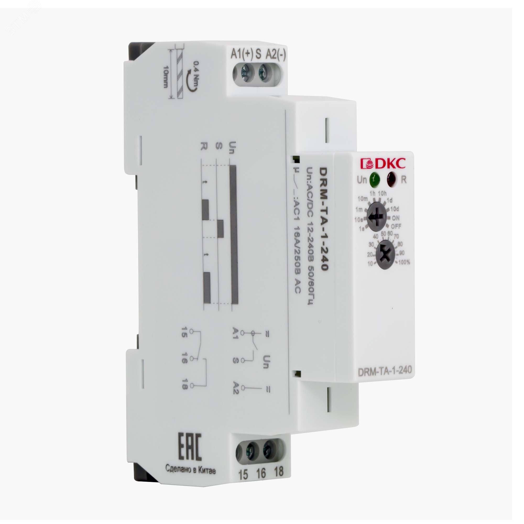 Изображение товара Реле времени с задержкой включения 12-240В серия Mitra DKC