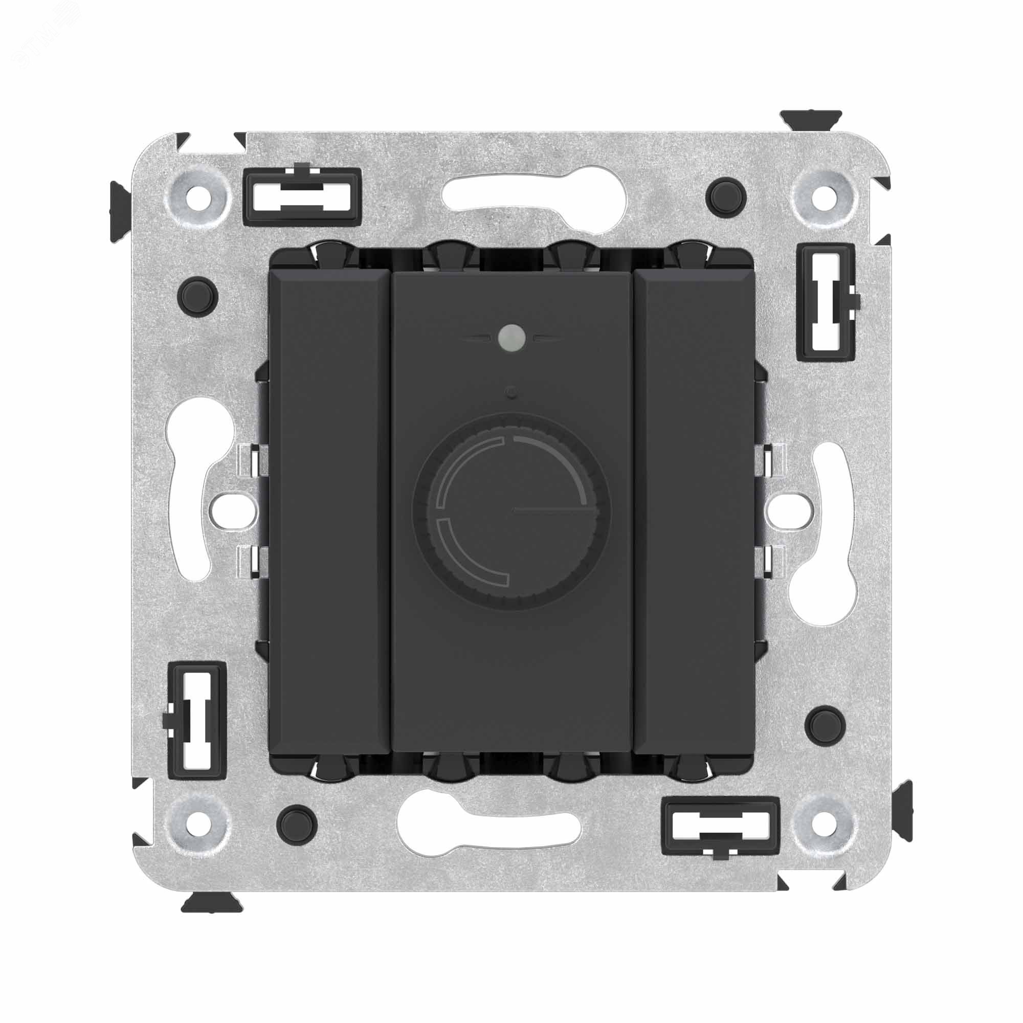 Изображение товара Avanti Диммер поворотный в стену Черный матовый 60 800 Вт