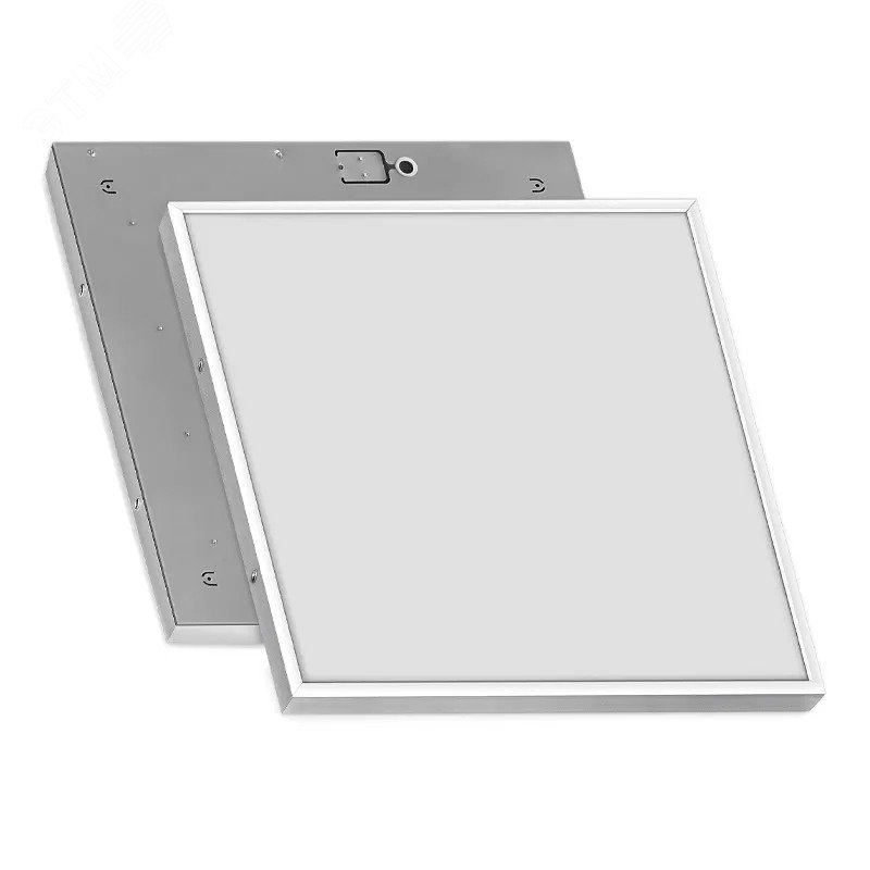 Изображение товара Светильник светодиодный CSVT AVRORA-90 32 595х595х25 CRI90 4000 opal-sand IP20 белый подвесной/накладной/встраиваемый армстронг ПИК (шт)