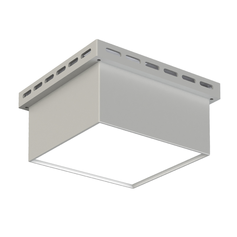 Светильник светодиодный CSVT LED-GR 8 90x90x40 CRI80 4000 opal-sand IP40 черный встраиваемый грильято DOB