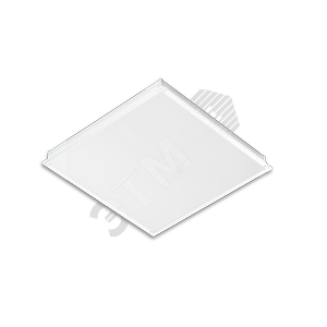 Светильник светодиодный ДВО-50w LED 5800Лм 4000К опал бел IP54 Alumogips