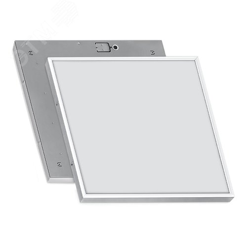 Изображение товара Светильник светодиодный аварийный CSVT AVRORA-90-А 32 595х595х25 CRI90 4000 opal-sand IP20 белый подвесной/накладной/встраиваемый армстронг для выносного БАП (шт)