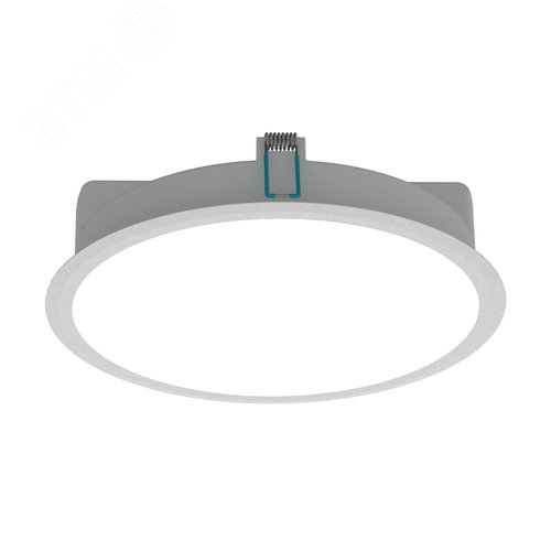 Изображение товара Светильник светодиодный CSVT CLIO 22 240х64 CRI80 4000 milky IP65 белый круг встраиваемый армстронг/гипсокартон (шт)