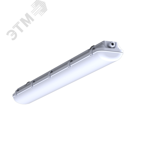 Изображение товара Светильник светодиодный CSVT SLIM 32 1262х124х85 CRI80 5000 milky IP65 II серый подвесной/накладной (шт)