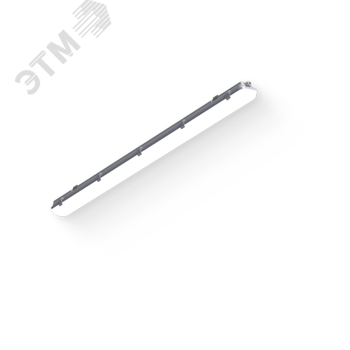 Изображение товара Светильник светодиодный CSVT SLIM 32 1262х124х85 CRI80 5000 milky IP65 II серый подвесной/накладной (шт)