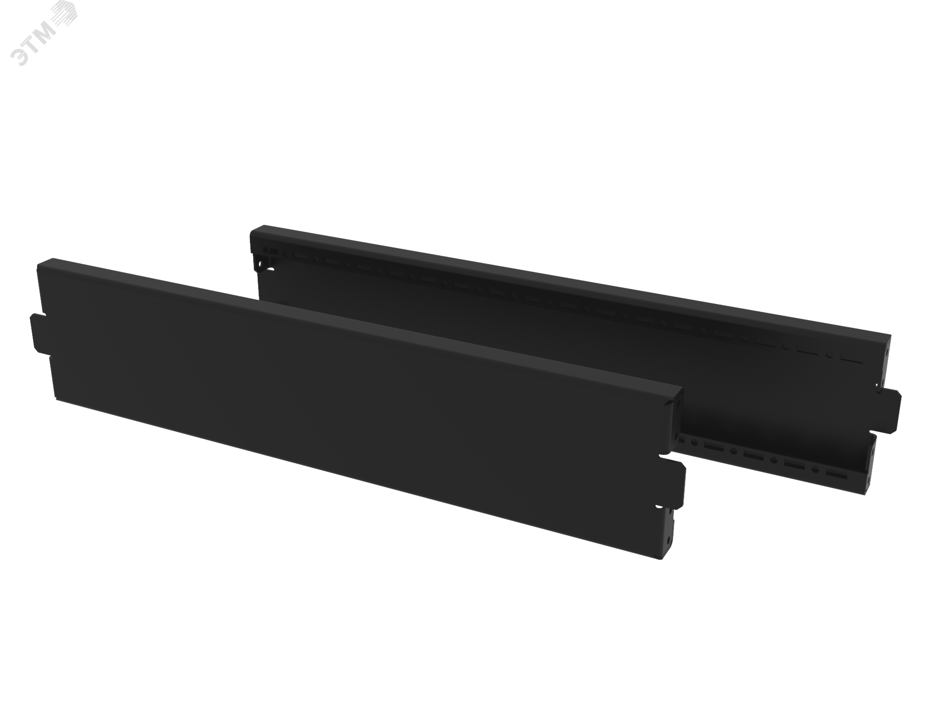 Изображение товара Элементы боковые цоколя 100 мм RS52 00.50 RAL7021 (2 шт.) комплект для шкафов