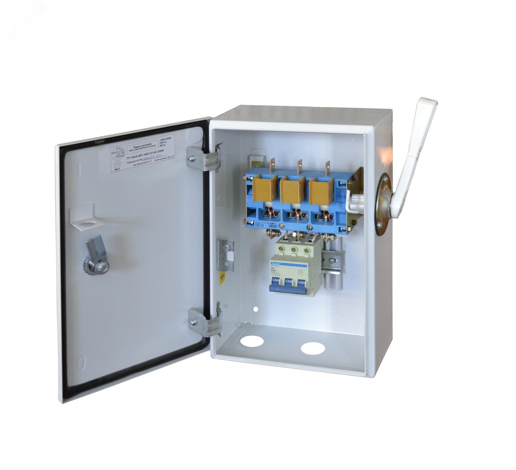 Изображение товара Ящик силовой ЯРП-100-63 У3 IP54 узола для распределения электроэнергии