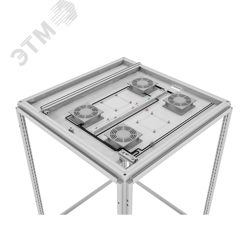 Изображение товара Панель вентиляторная двухсекционная RS52 80.80 (2 вентилятора, терморегулятор) (компл)