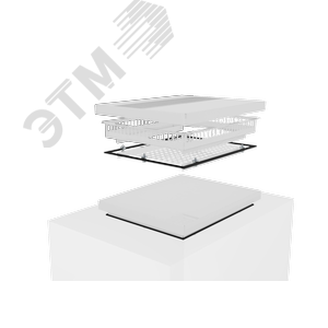 Изображение товара Панель вентиляционная потолочная без вентилятора RS52 (шт)
