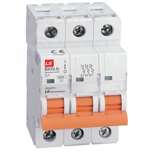 Изображение товара Выключатель автоматический BKN-b 3P C6A (шт)