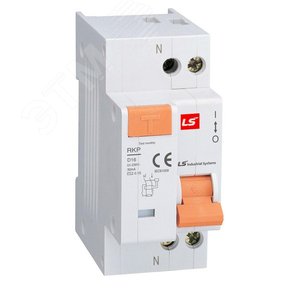 Дифференциальный автоматический выключатель RKP 1P+N C10A 15mA