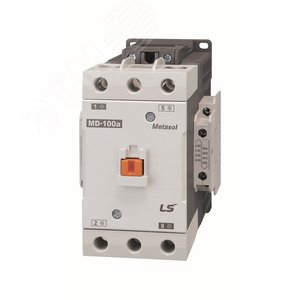 Изображение товара Двухполюсный контактор постоянного тока MD-100a DC24V Screw 2a2b (шт)