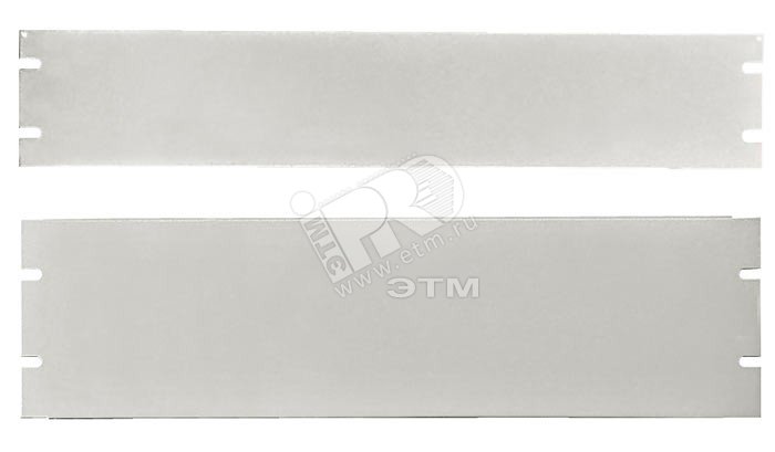 Фальш-панель на 2U алюминиевая с порошковым покрытием цвет серый WZ-SB00-32-02-011 ZPAS - превью 2