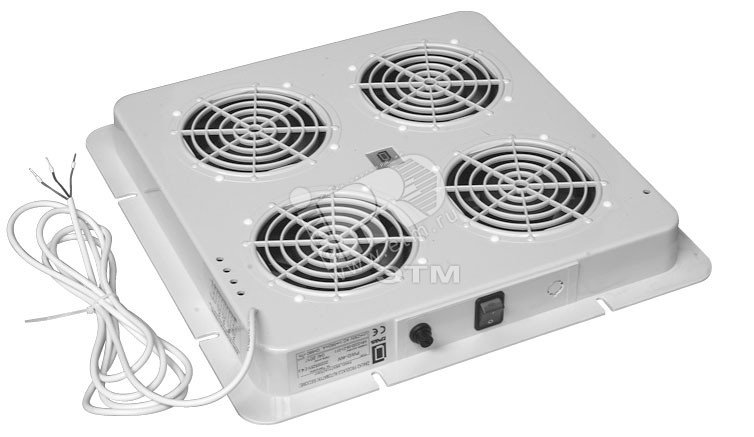 Модуль вентиляторный, потолочный, 380 x 380 мм, 4 вент., пластиковый ...