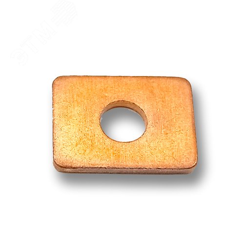 Изображение товара Пластина медная контактная 18х25х2,5 отверстие ф8 (10 шт) (упак)