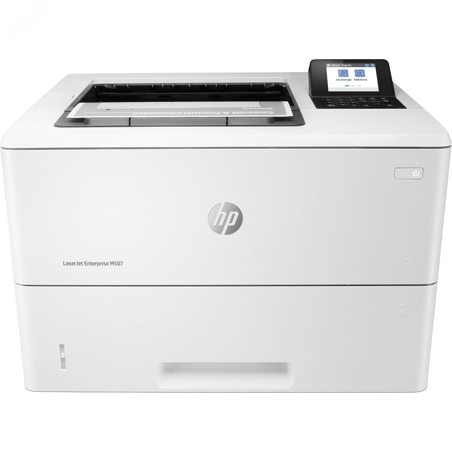 Изображение товара Лазерный принтер HP LaserJet Enterprise M507dn безопасный и надежный