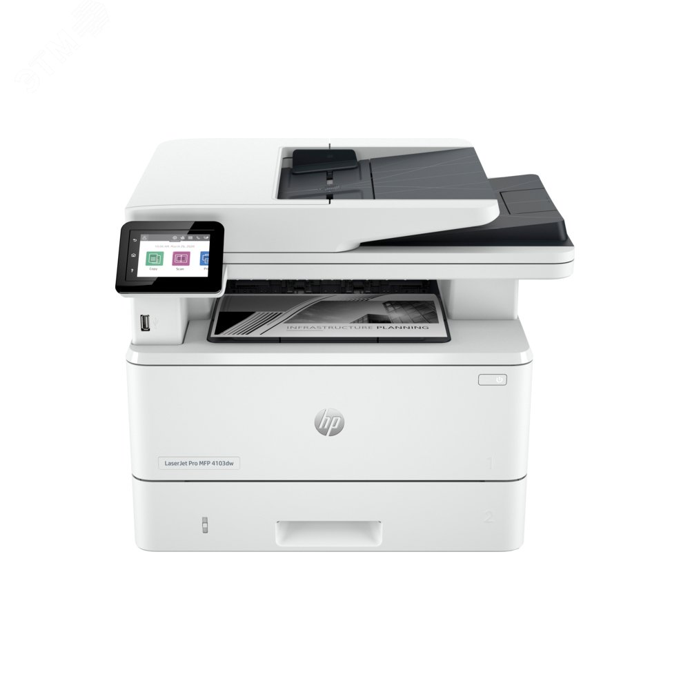 Изображение товара Лазерное МФУ HP LaserJet Pro 4103dw быстрый и надежный принтер