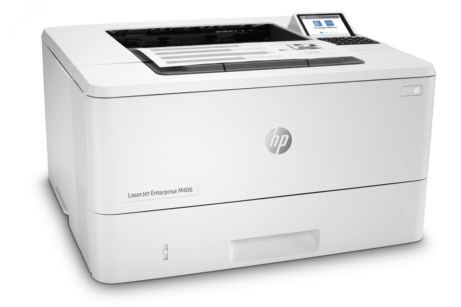 Изображение товара HP LaserJet Enterprise M406dn - принтер корпоративный, до 42 стр/мин