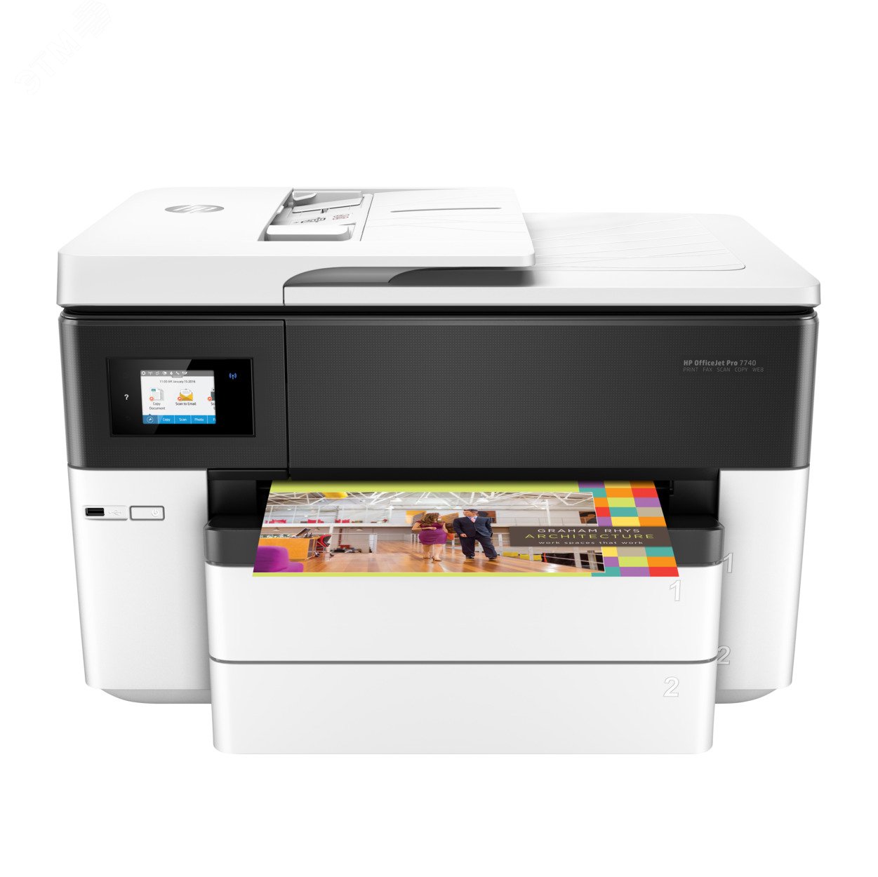 Изображение товара МФУ струйное OfficeJet Pro 7740 WF (шт)